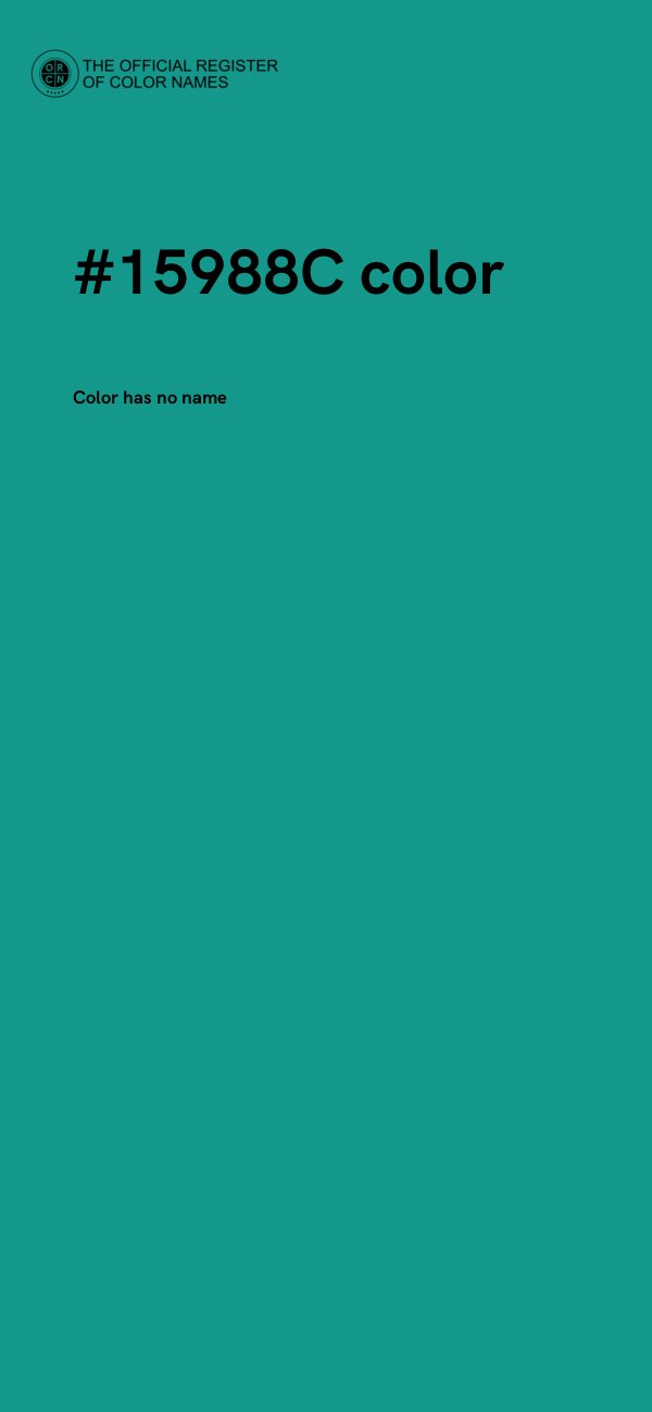 #15988C color image