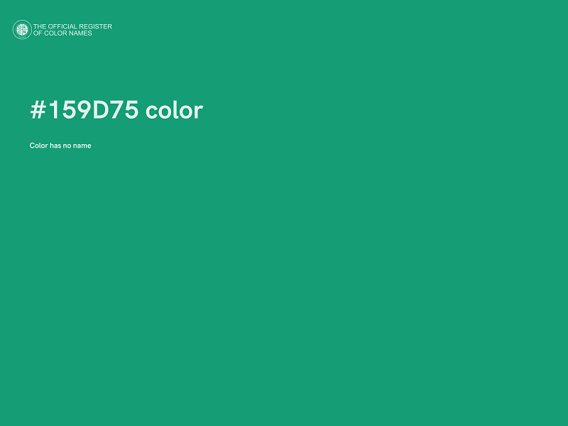 #159D75 color image