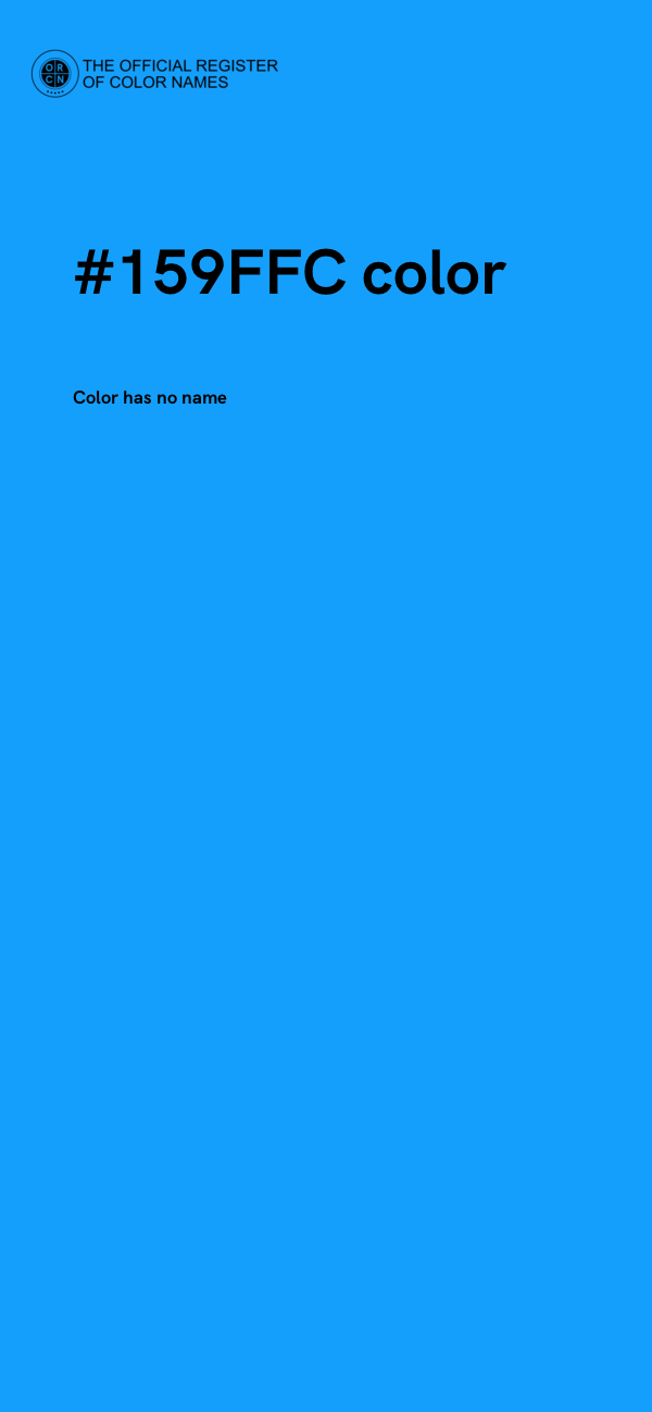 #159FFC color image