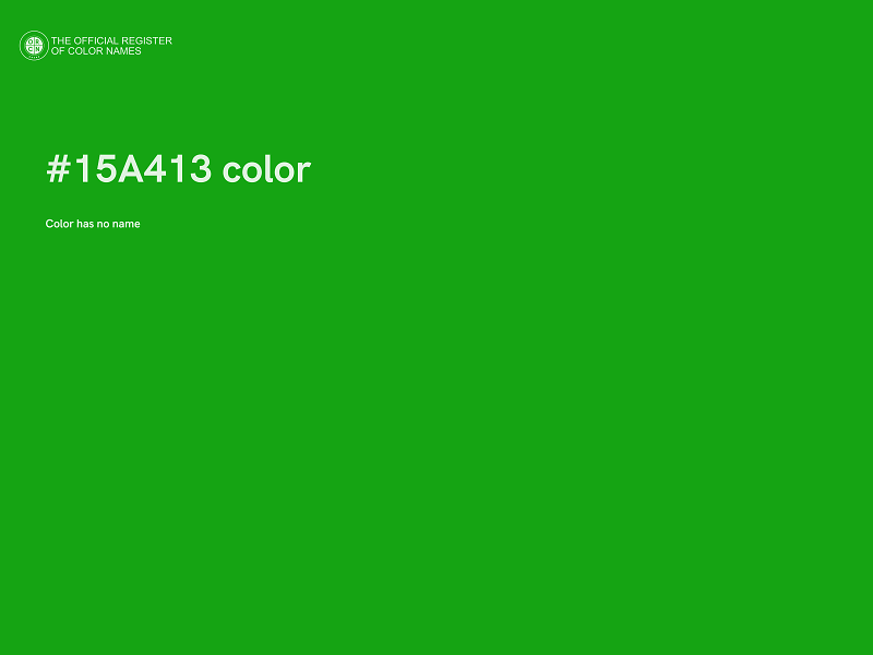 #15A413 color image