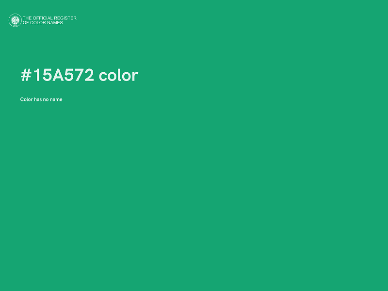 #15A572 color image