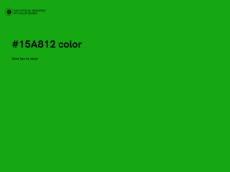 #15A812 color image