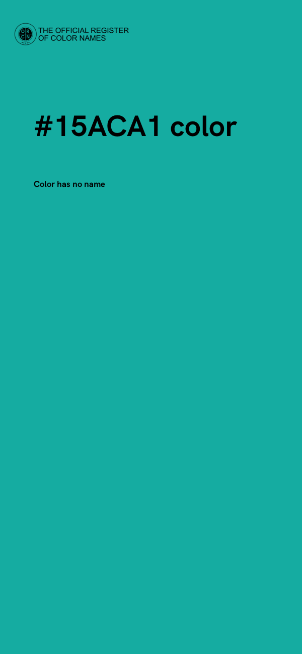 #15ACA1 color image