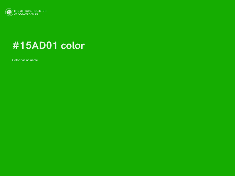#15AD01 color image