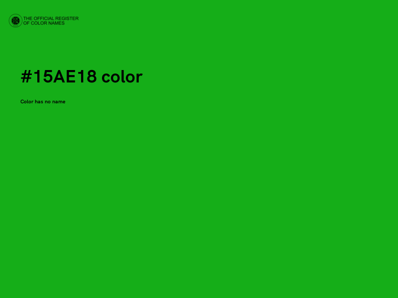 #15AE18 color image