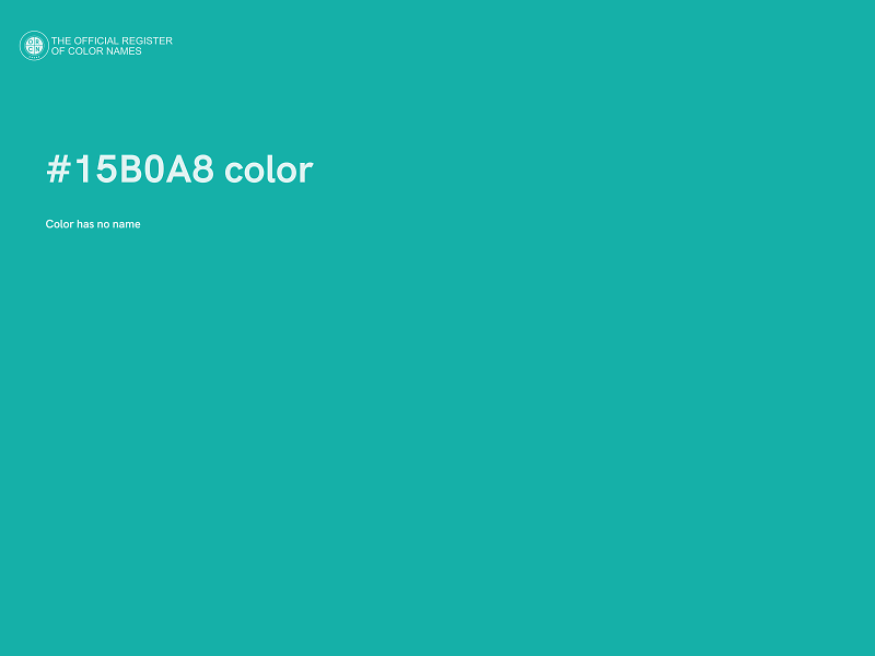 #15B0A8 color image