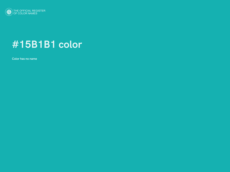 #15B1B1 color image