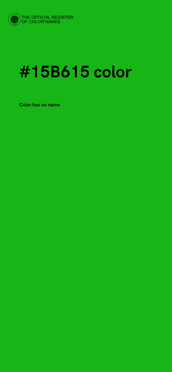 #15B615 color image