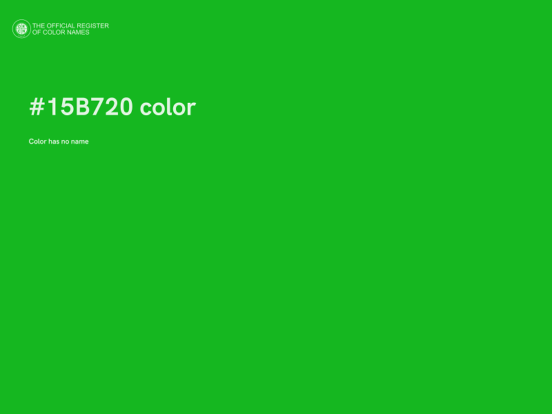 #15B720 color image