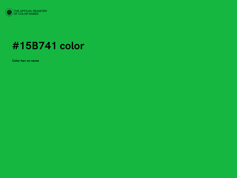 #15B741 color image