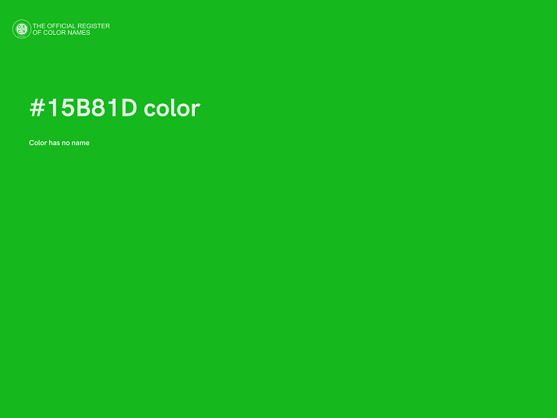 #15B81D color image