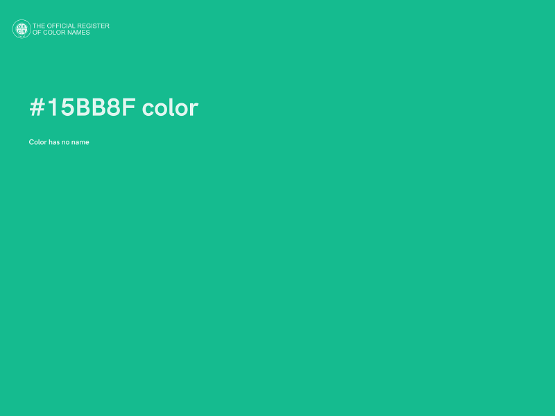 #15BB8F color image