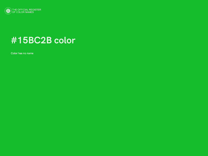 #15BC2B color image