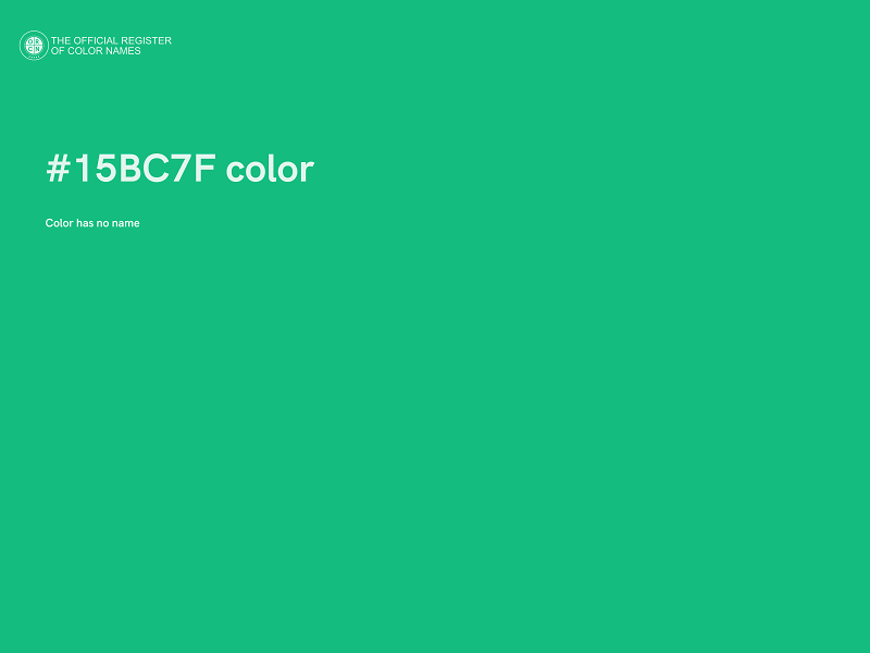 #15BC7F color image