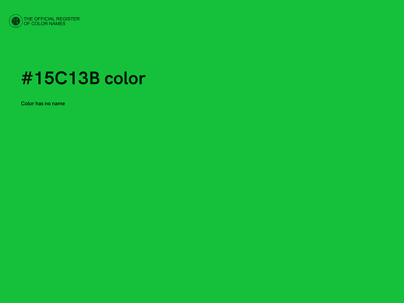 #15C13B color image