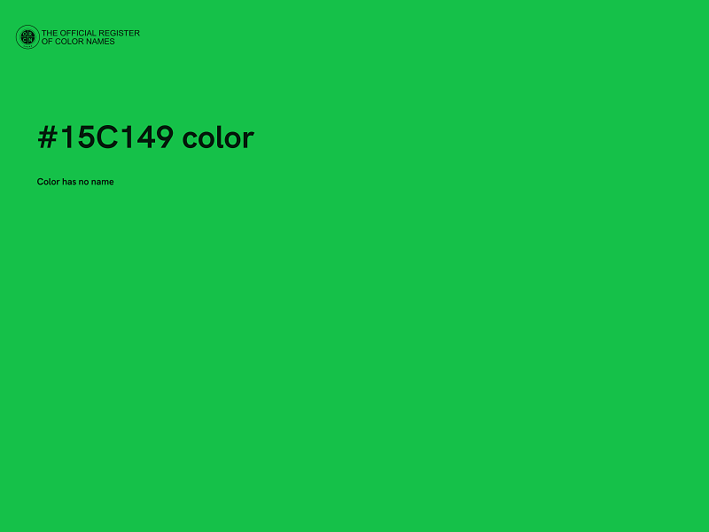 #15C149 color image