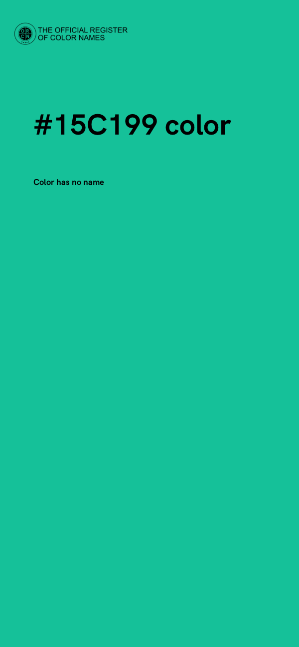 #15C199 color image
