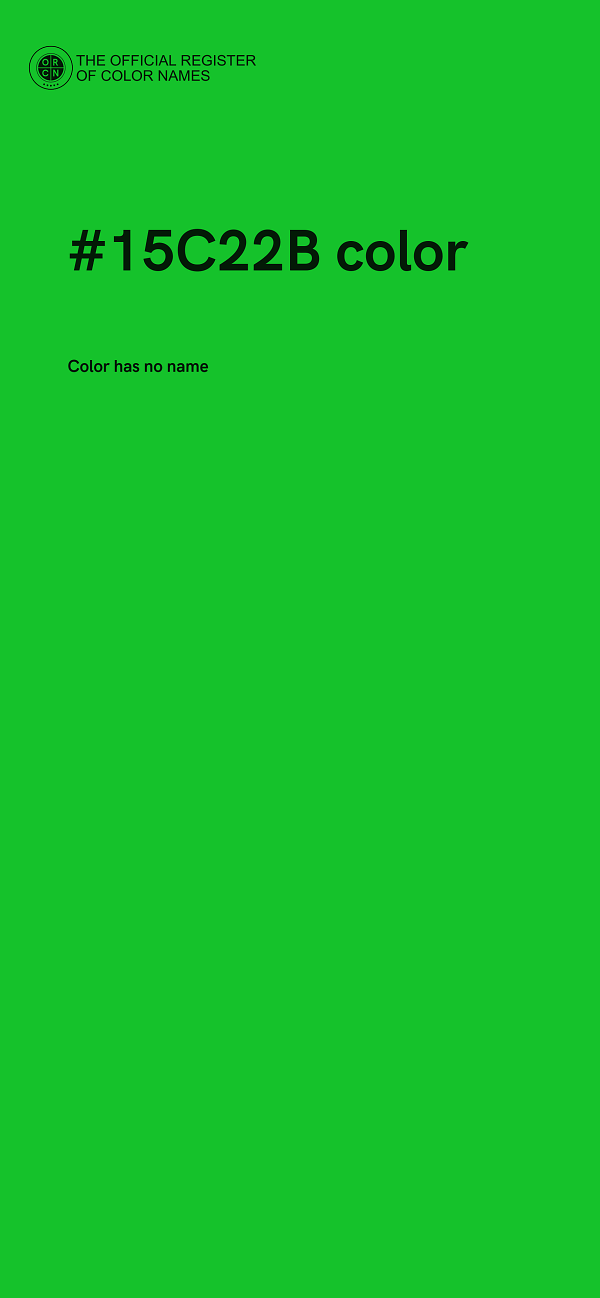 #15C22B color image