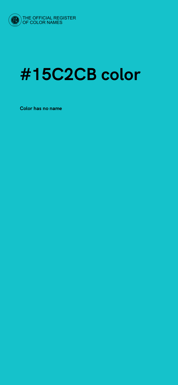 #15C2CB color image