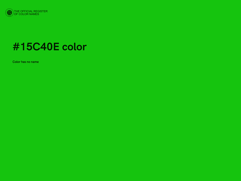 #15C40E color image