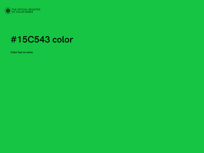 #15C543 color image