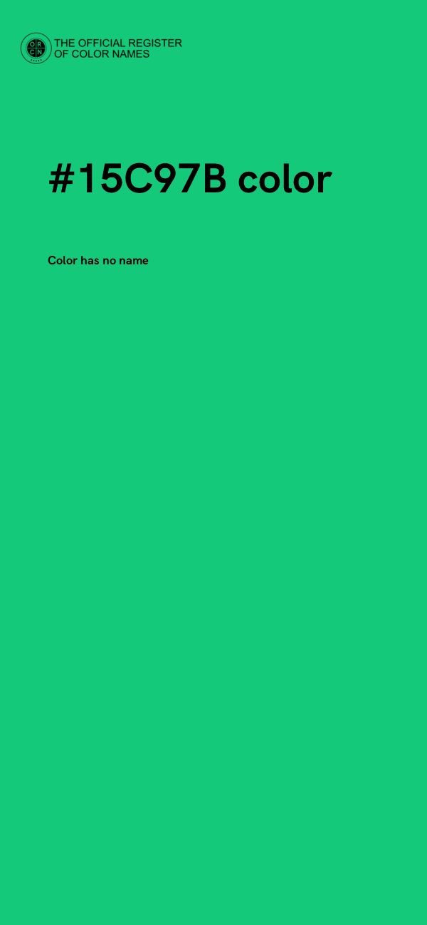 #15C97B color image
