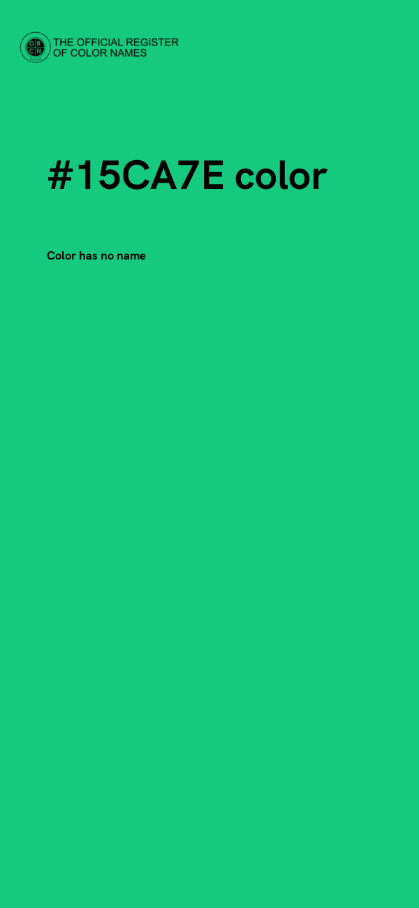 #15CA7E color image