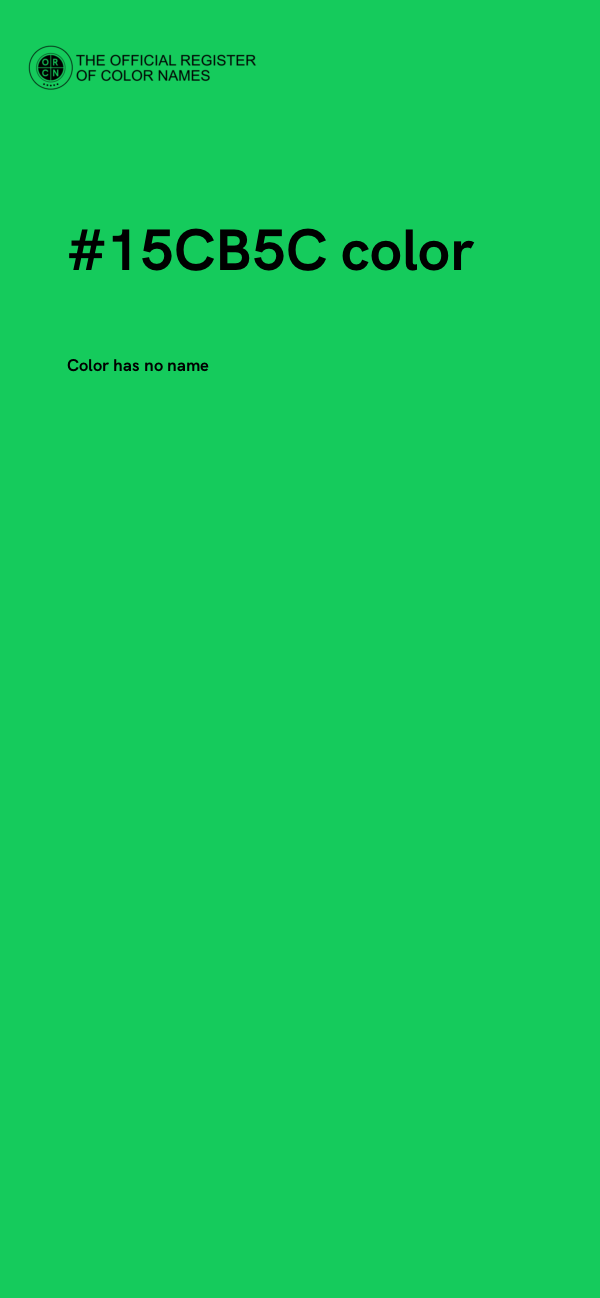 #15CB5C color image