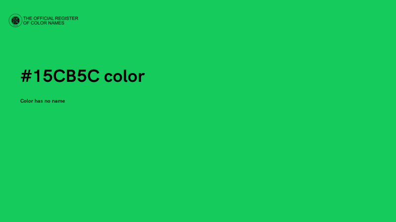 #15CB5C color image