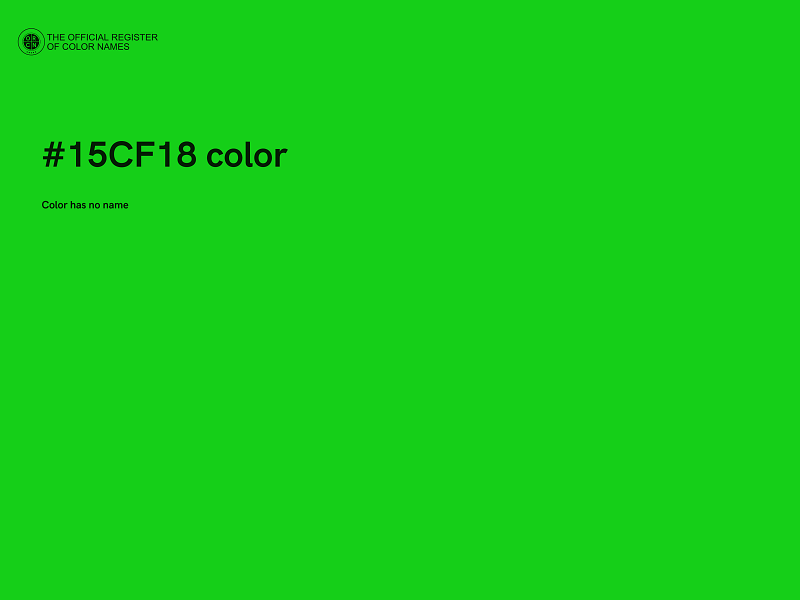 #15CF18 color image