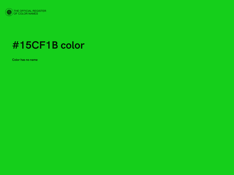 #15CF1B color image