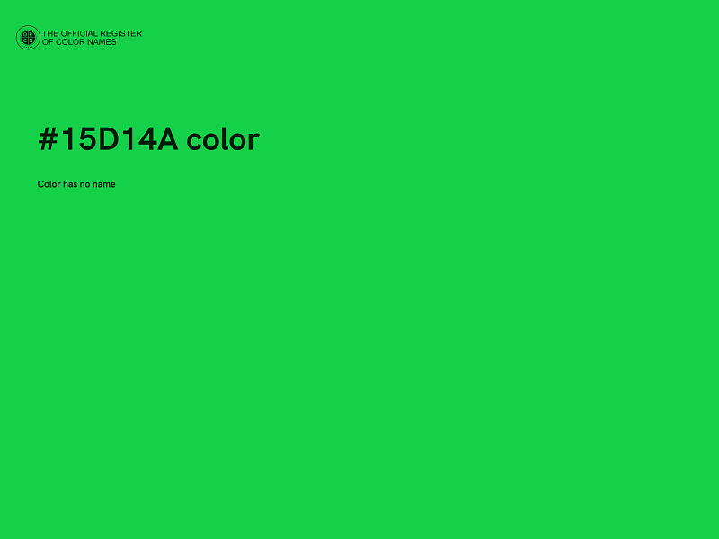 #15D14A color image