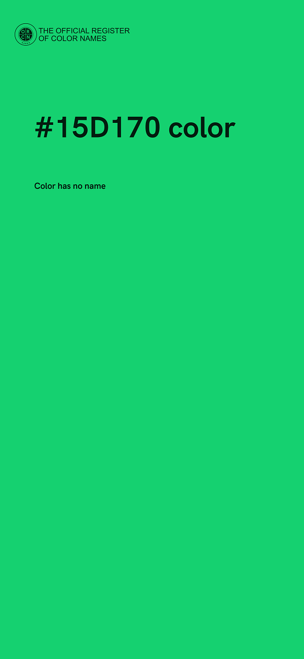 #15D170 color image