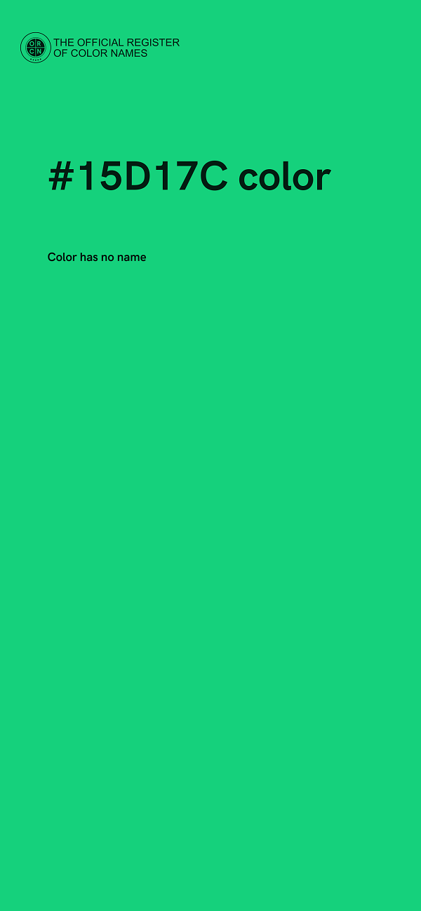 #15D17C color image