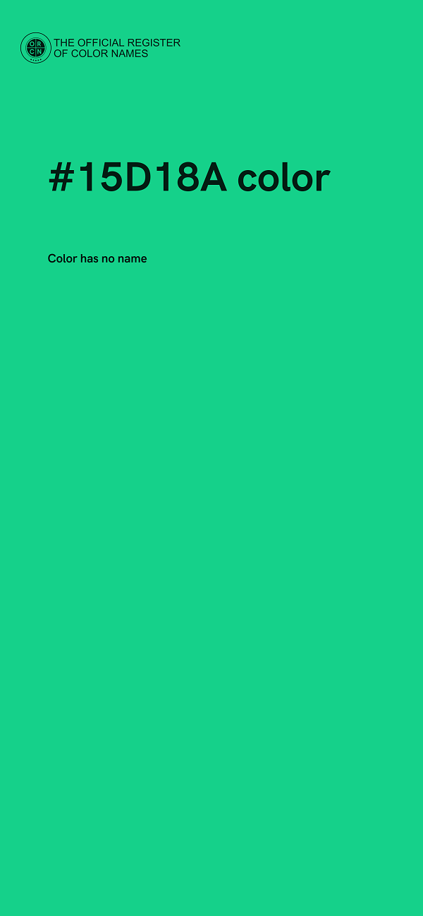#15D18A color image