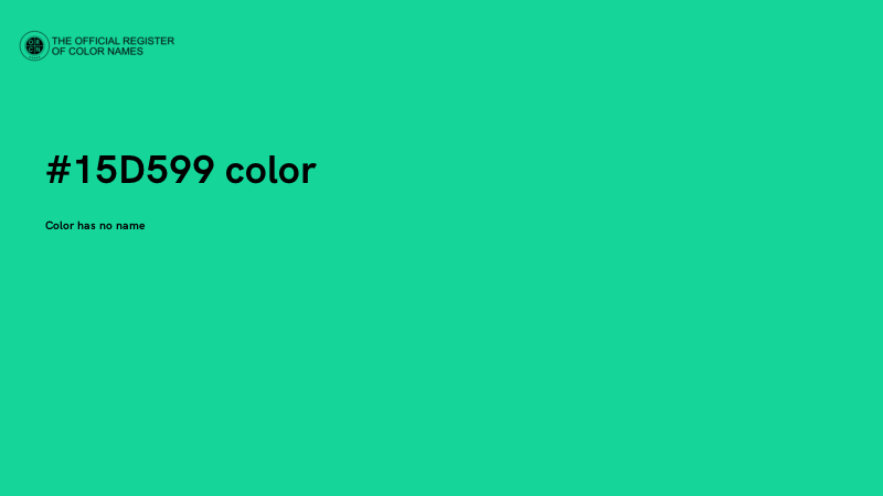 #15D599 color image
