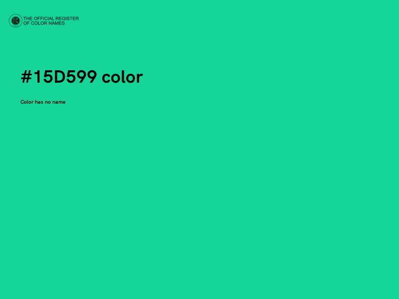 #15D599 color image