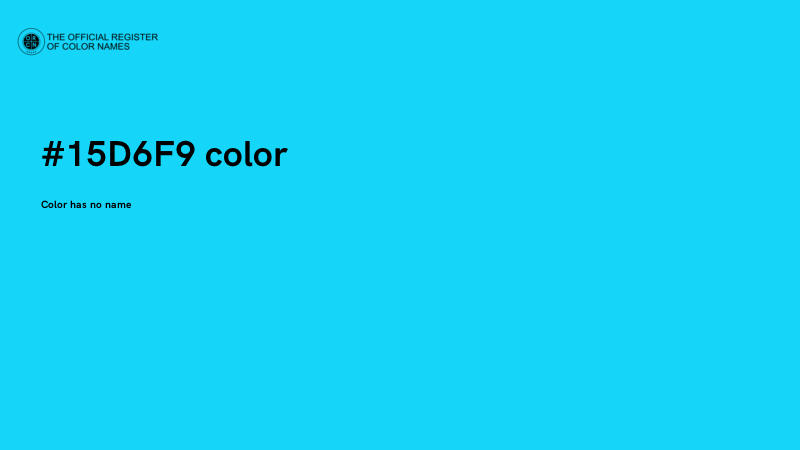 #15D6F9 color image