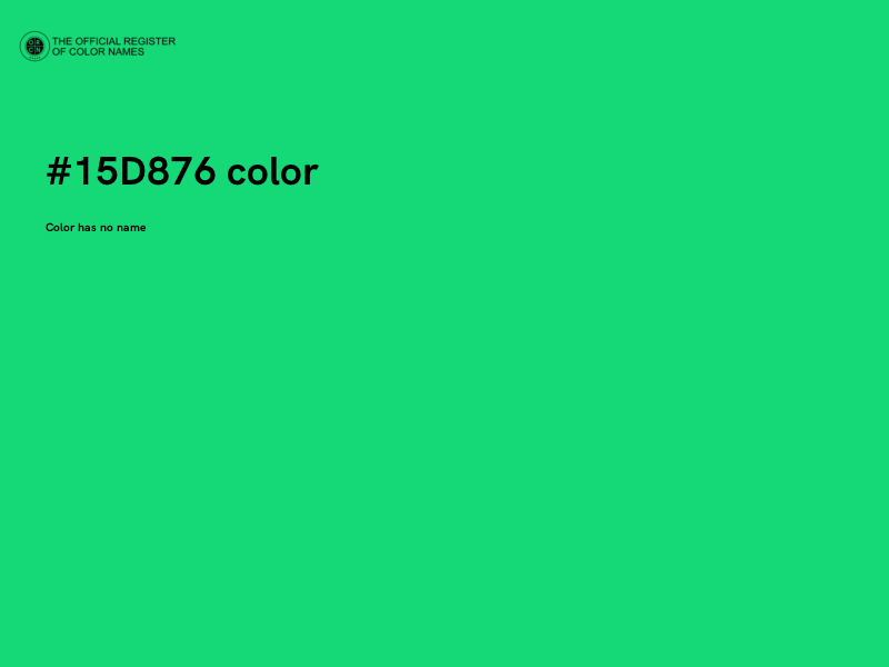 #15D876 color image