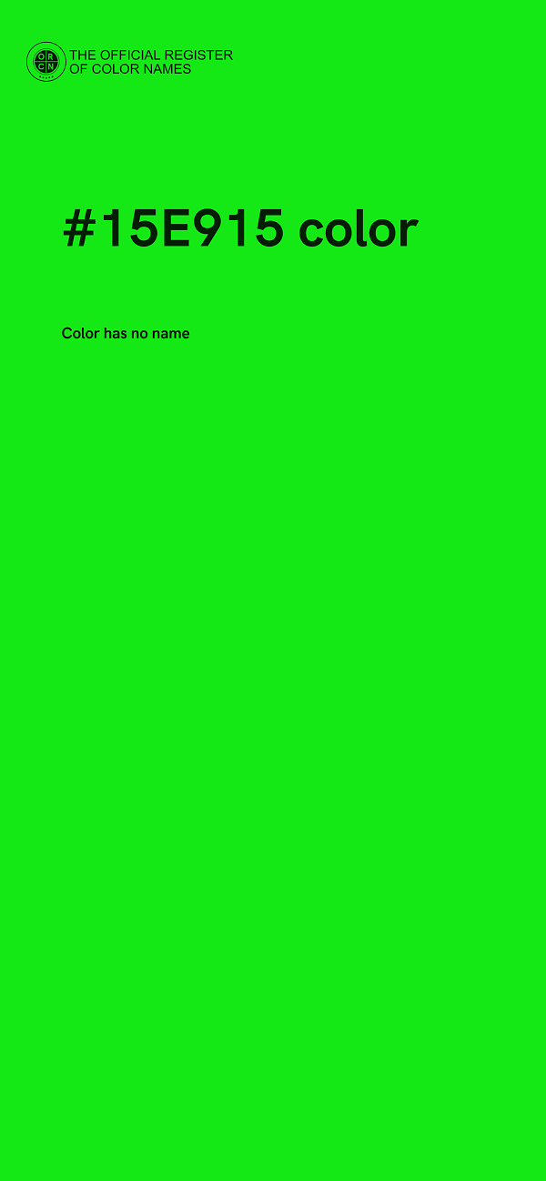 #15E915 color image