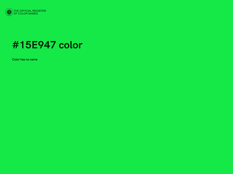 #15E947 color image