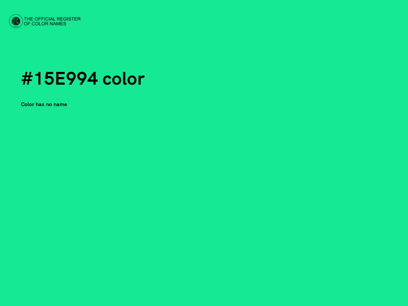 #15E994 color image