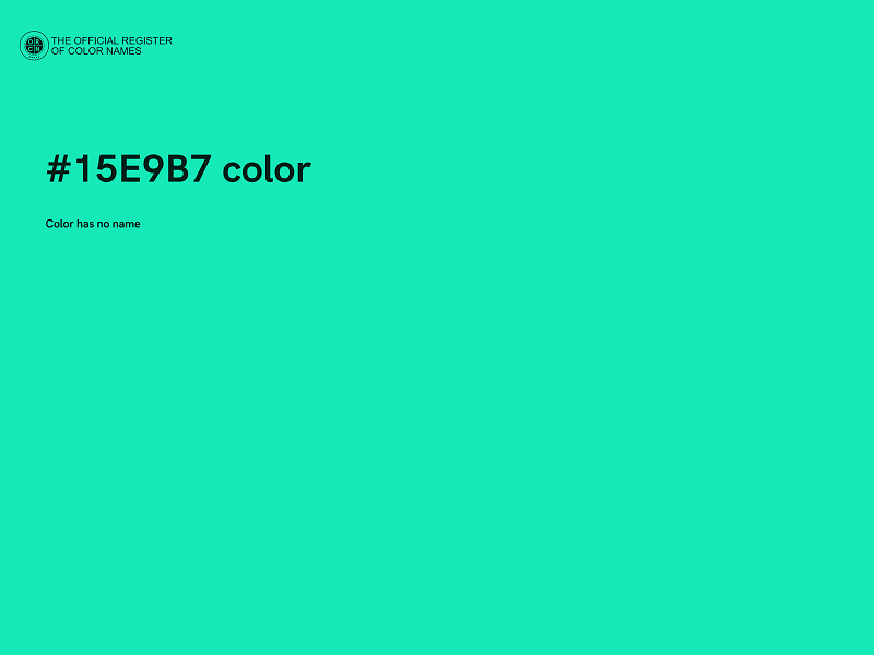 #15E9B7 color image