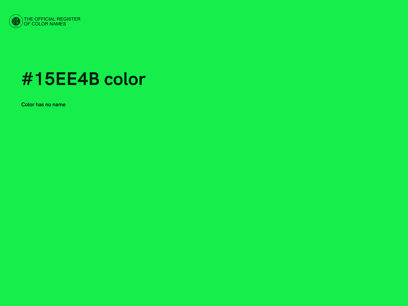 #15EE4B color image