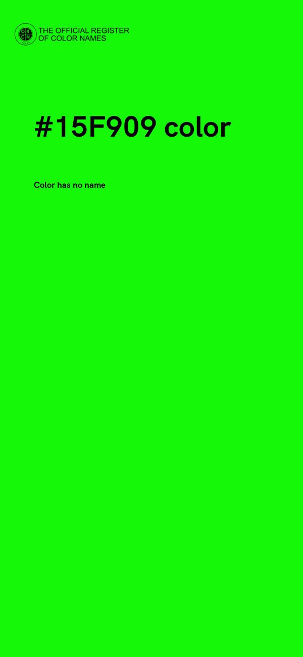 #15F909 color image