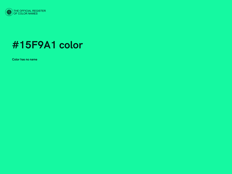 #15F9A1 color image