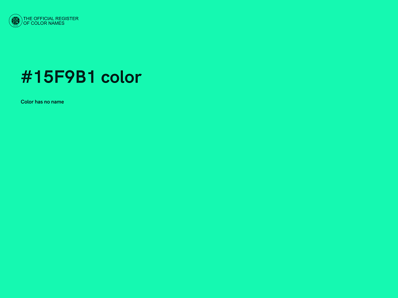 #15F9B1 color image