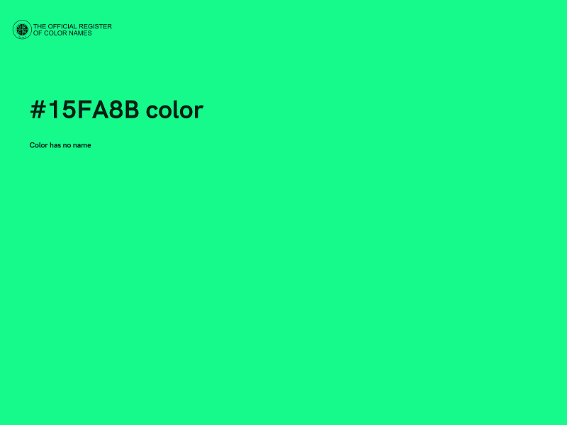 #15FA8B color image