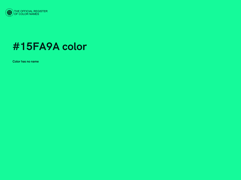 #15FA9A color image