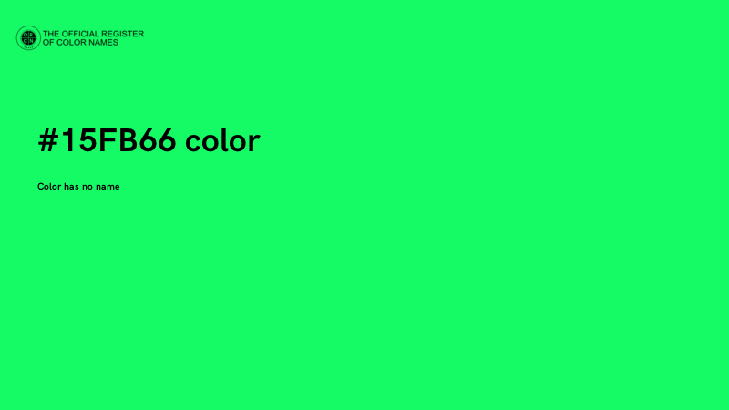 #15FB66 color image